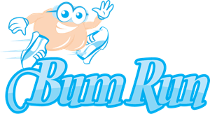 Bum Run Logo Vector