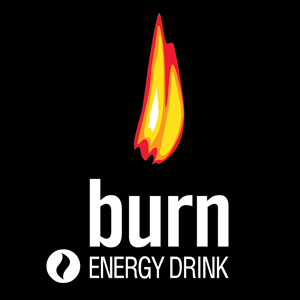 BURN Energy Drink Logo PNG Vector