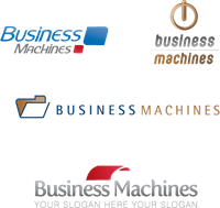 BUSINESS MACHINES Logo PNG Vector