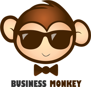 Business monkey Logo PNG Vector