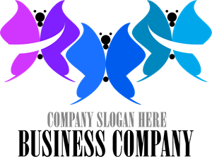 Butterfly business Logo Vector