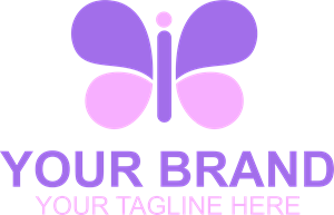 Butterfly Company Logo PNG Vector