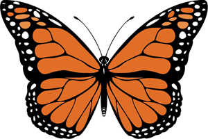 Butterfly Logo PNG Vector