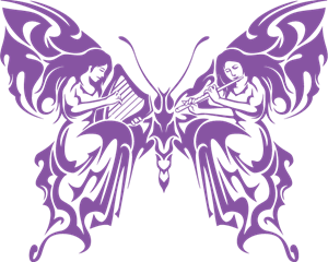 Butterfly Logo PNG Vector