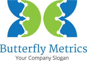 Butterfly Metrics Logo Vector