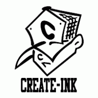 CREATE-INK clothing Logo PNG Vector