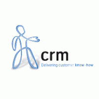 CRM Delivering Customer Know How Logo PNG Vector