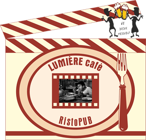 Café LUMIERE Logo Vector