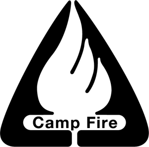 Camp Fire Logo PNG Vector