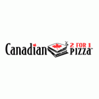 Canadian 2 for 1 Pizza Logo PNG Vector