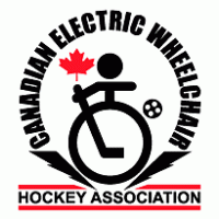 Canadian Electric Wheelchair Hockey Association Logo Vector