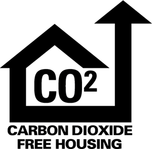 Carbon Dioxide Free Housing Logo Vector