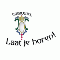 Carrousel Feest Cafe Logo Vector