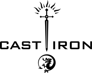 Cast Iron Logo Vector