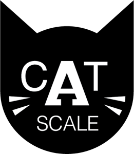 Cat Scale Logo PNG Vector