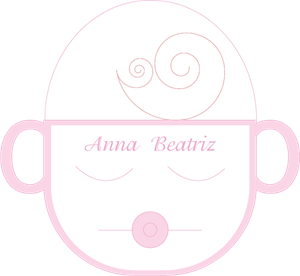 Chá de Bebê Logo Vector