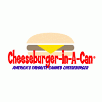 Cheeseburger In A Can Logo Vector