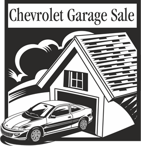 Chevrolet Garage Sale Logo PNG Vector