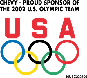 Chevy - Sponsor of Olympic Team Logo PNG Vector