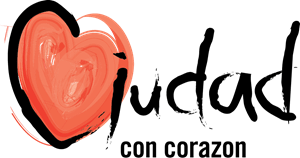 Ciudad con Corazon Logo Vector