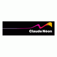 Claude Neon Logo Vector
