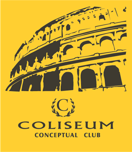 Coliseum Conceptual Club Logo PNG Vector