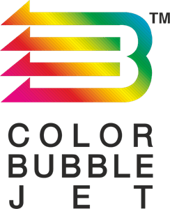 Color Bubble Jet Logo Vector