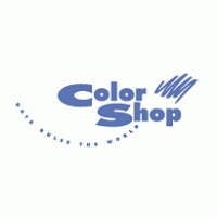 Color Shop Logo Vector
