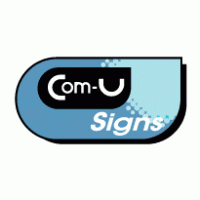 Com-U Signs Logo PNG Vector