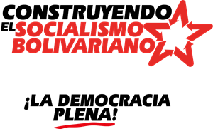 Construyendo el socialismo bolivariano Logo Vector