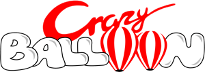 Crazy Balloon Logo Vector