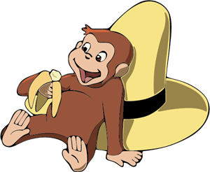 Curious George Logo PNG Vector