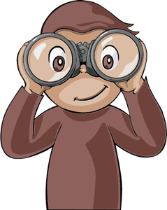 Curious George Logo PNG Vector