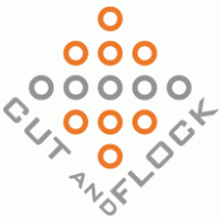 Cut and flock Logo PNG Vector