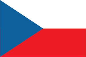 Czech Republic flag Logo Vector