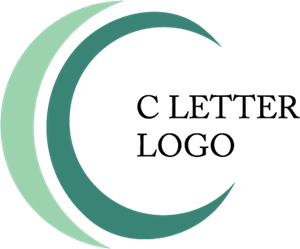 C Alphabet Design Logo PNG Vector