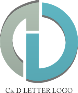 C D Alphabet Design Logo PNG Vector