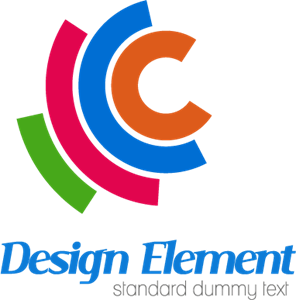 C Letter Design Element Logo PNG Vector