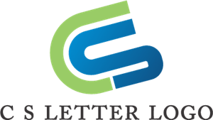 C S Letter Logo PNG Vector