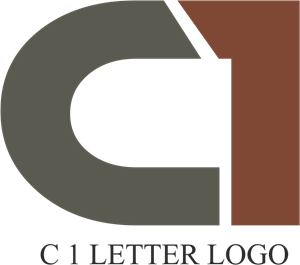 C1 Letter Logo PNG Vector