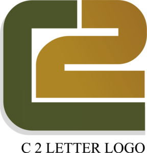 C2 Letter Logo PNG Vector