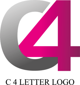 C4 Letter Logo PNG Vector