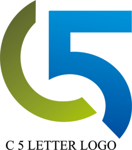 C5 Letter Logo PNG Vector