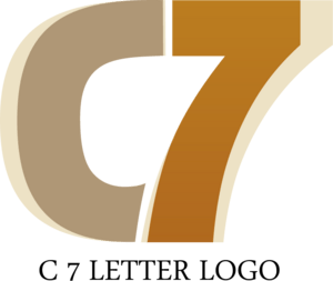 C7 Letter Logo PNG Vector