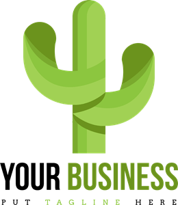 Cactus Logo PNG Vector