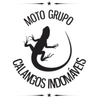 Calangos Indomáveis Moto Grupo Logo PNG Vector