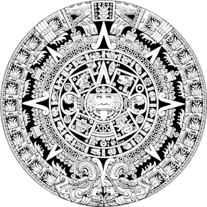 calendario azteca Logo Vector