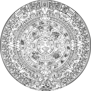 Calendario Azteca Logo PNG Vector