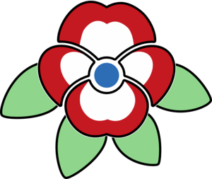 California Freethought Day Pansy Logo PNG Vector