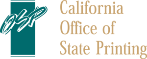California Office of State Printing Logo PNG Vector